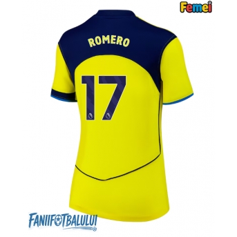 Tottenham Hotspur Cristian Romero #17 Tricou Fotbal Replică 2025-26 Femei Treilea